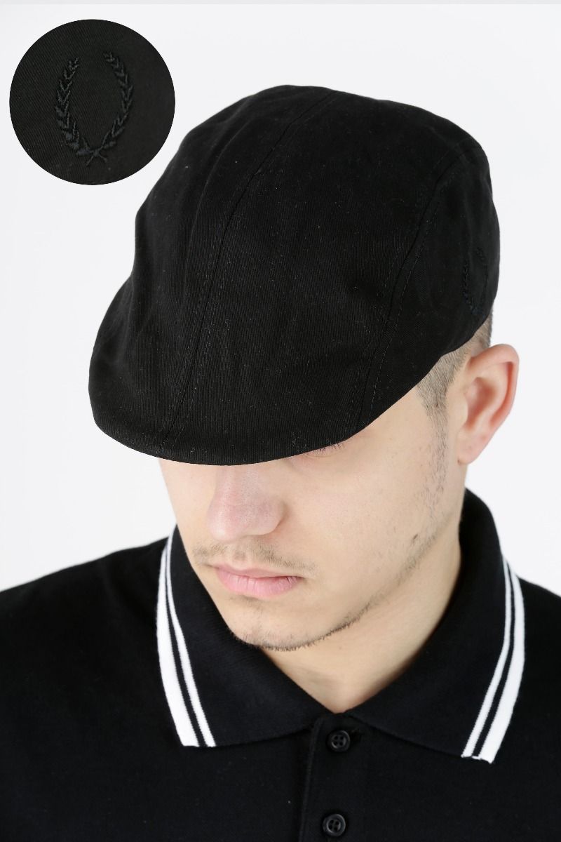 Casual Beret Hat Laurel Black
