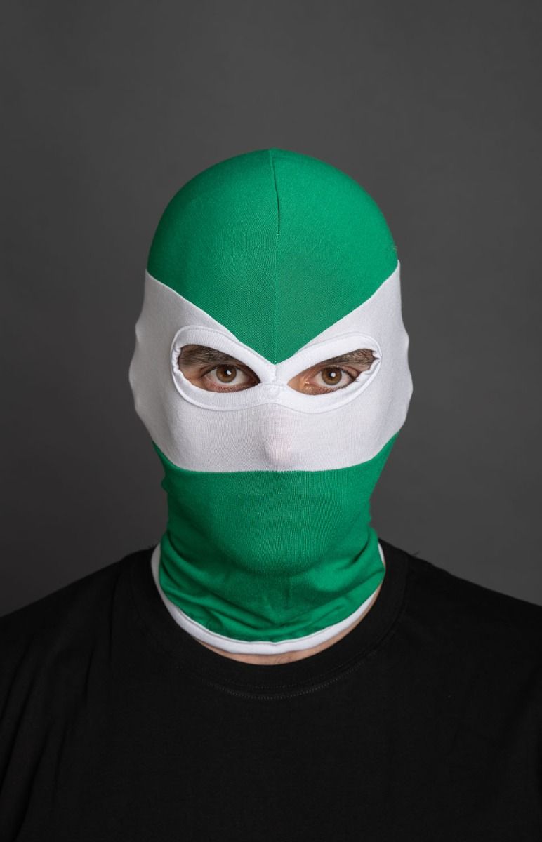 Balaclava Green and White
