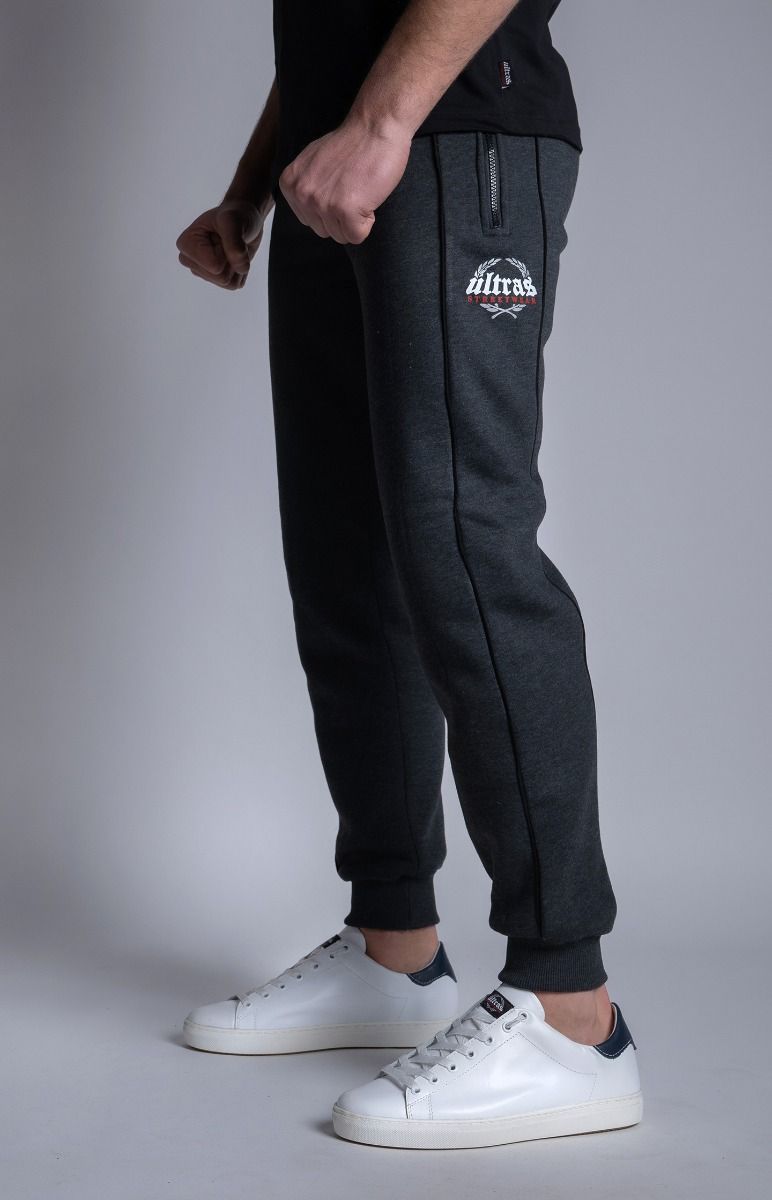 Dark Grey Pant with Stripes 