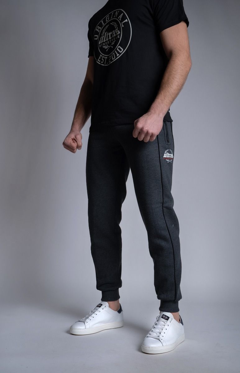Dark Grey Pant with Stripes 
