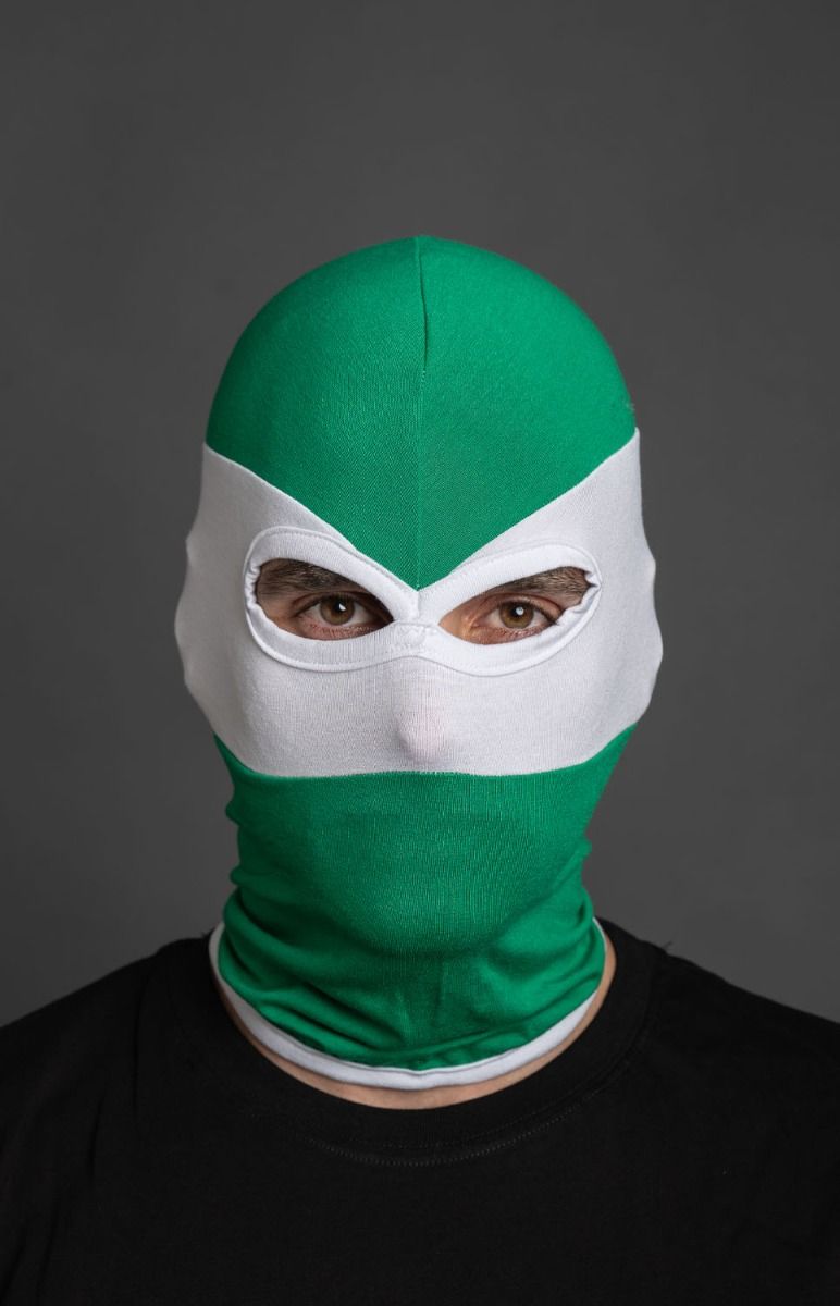 Balaclava Green and White