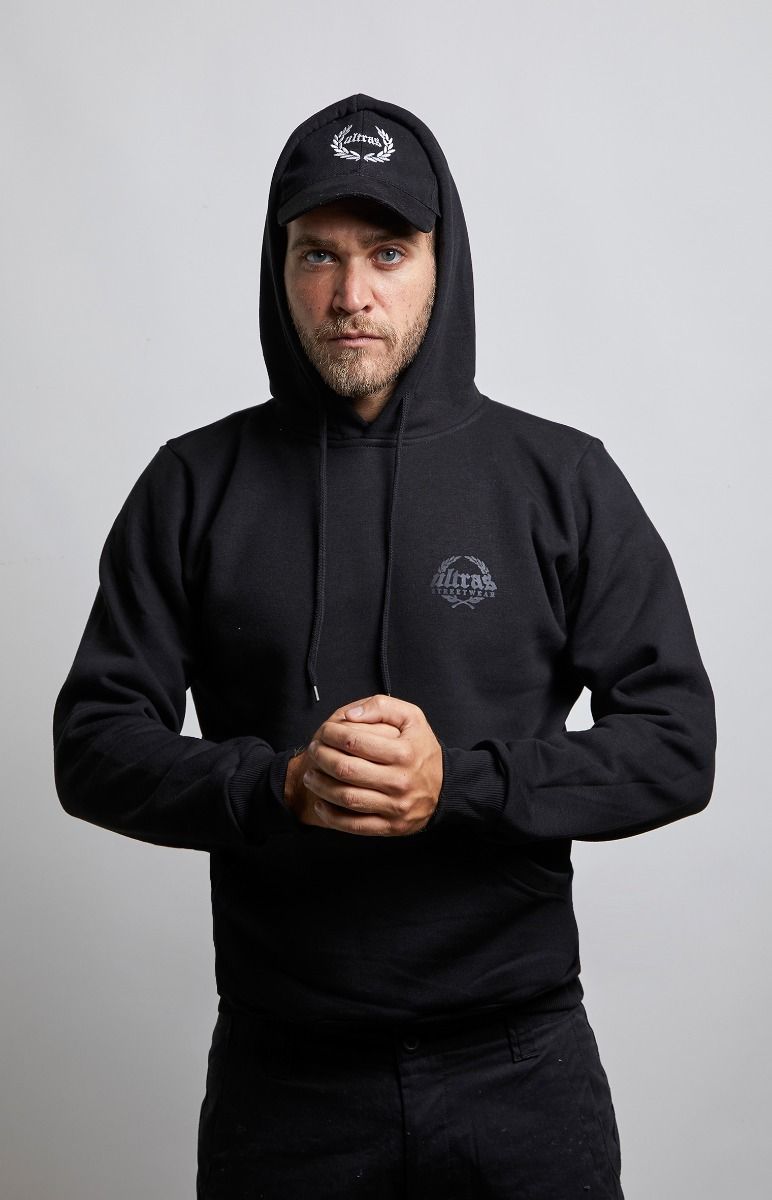 Hoodie Ultras Streetwear Black n' Black