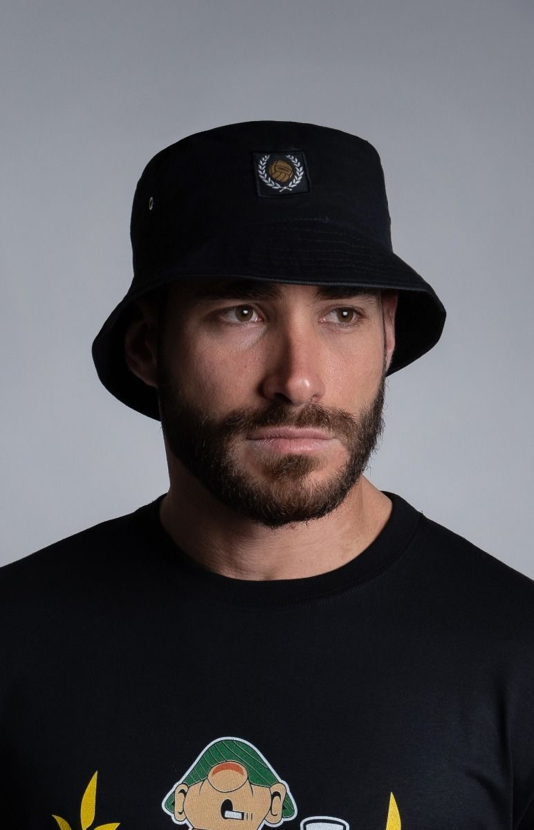 Bucket Hat Against Modern Football Black