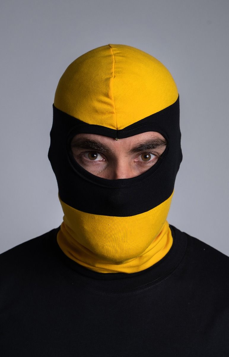 Balaclava Black and Yellow