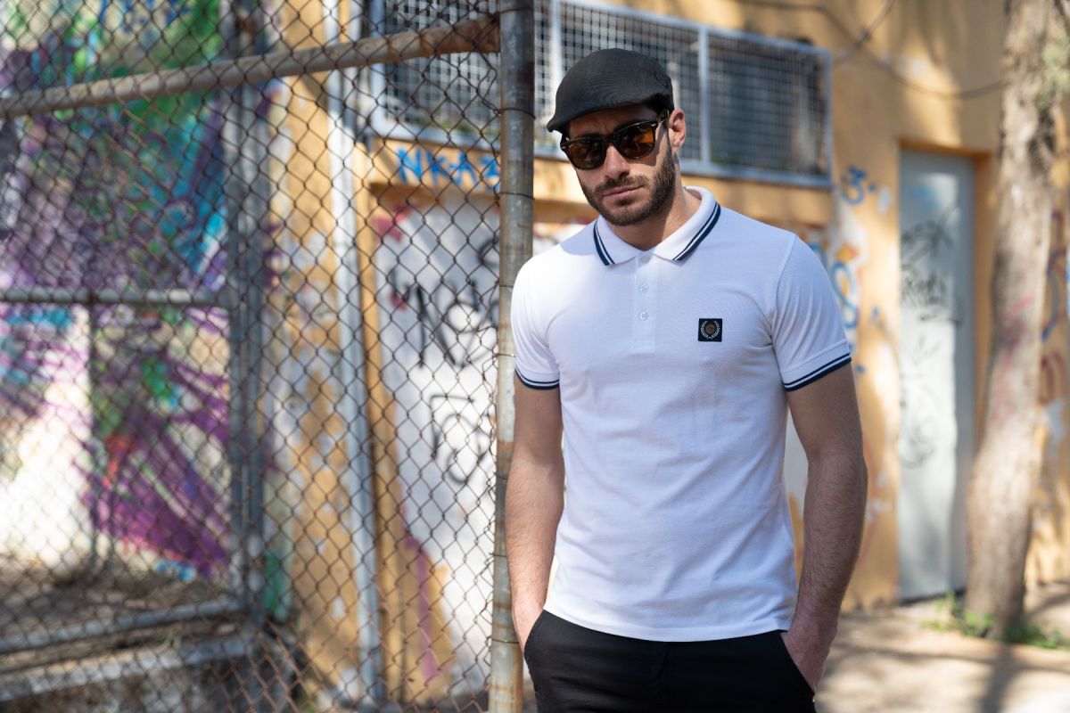 Casual Polo White