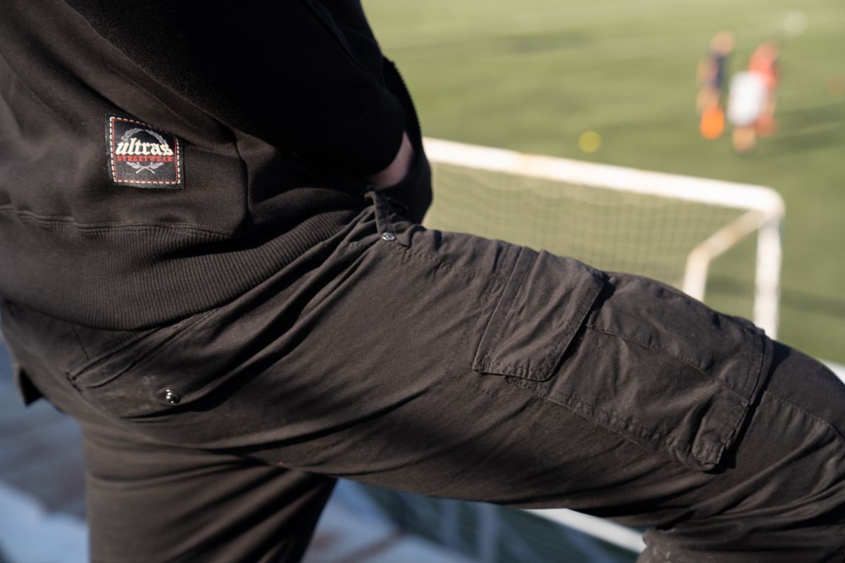 Winter Cargo Pant Ultras Streetwear Black