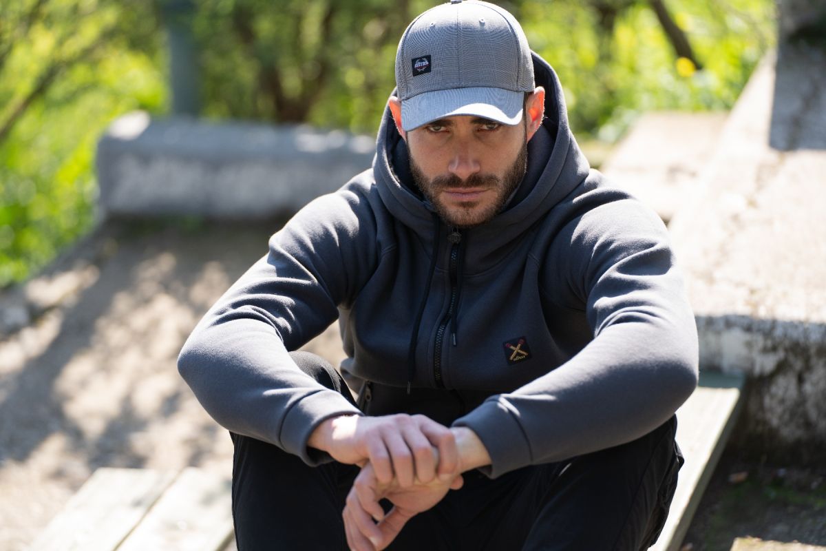 Serbian Fullface Jacket Dark Grey