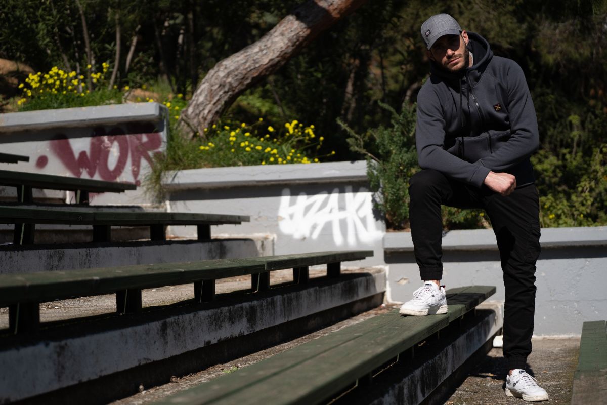 Serbian Fullface Jacket Dark Grey