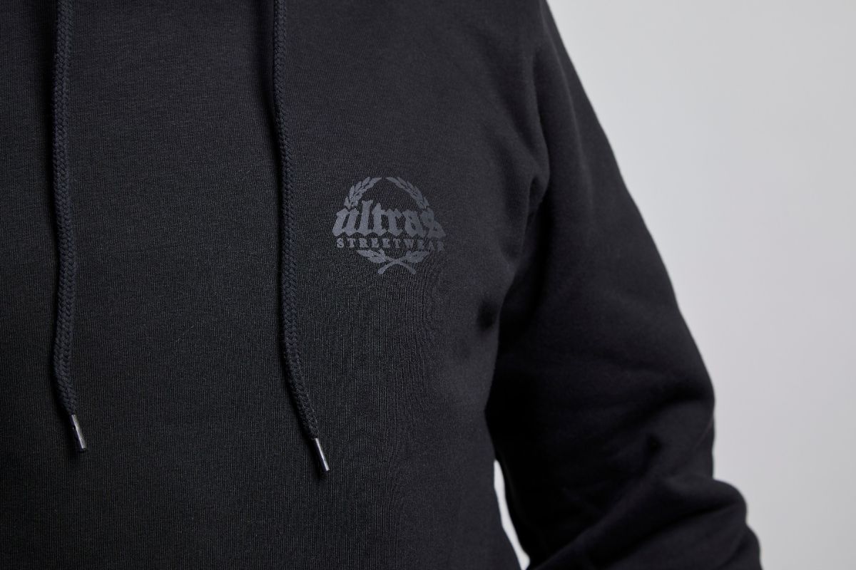 Hoodie Ultras Streetwear Black n' Black