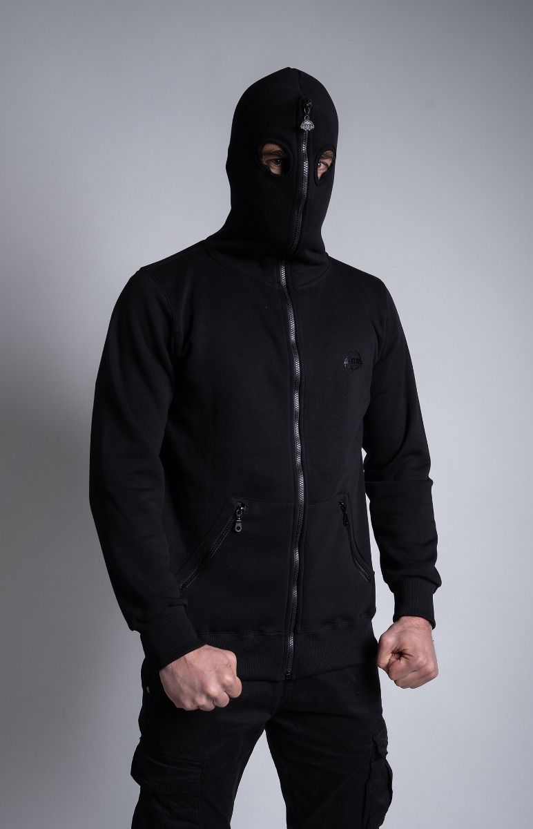 Ninja Fullface Jacket Ultras Streetwear Full Black