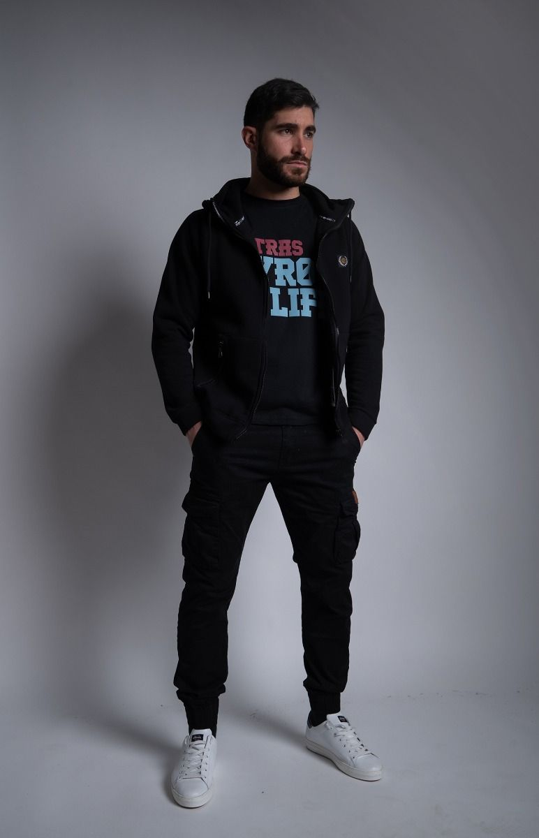 Serbian Fullface Jacket Black