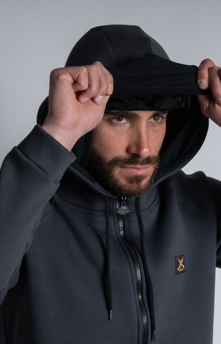Serbian Fullface Jacket Dark Grey
