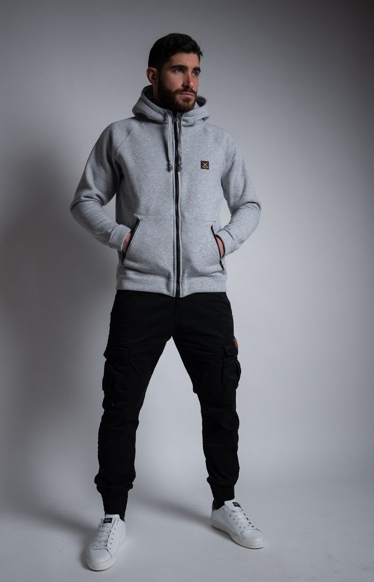 Serbian Fullface Jacket Grey