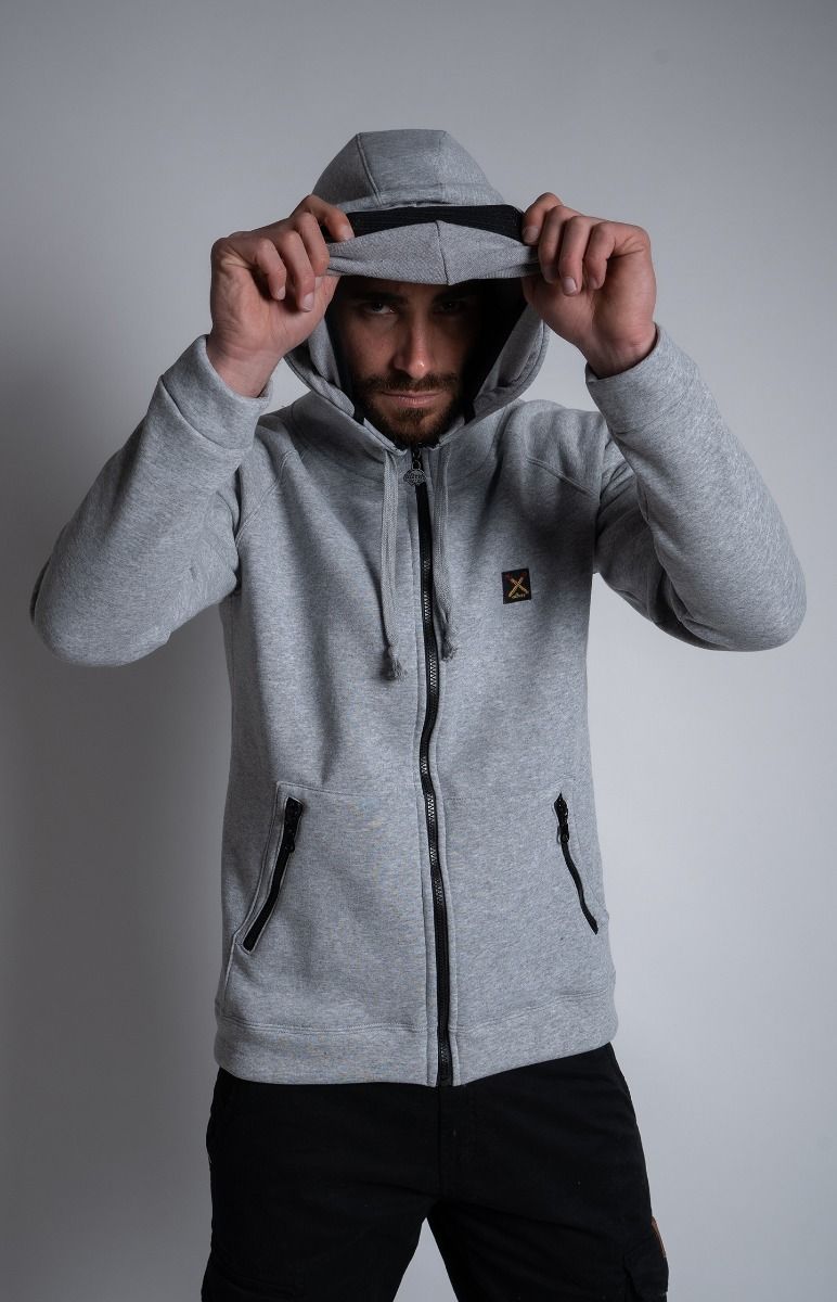 Serbian Fullface Jacket Grey