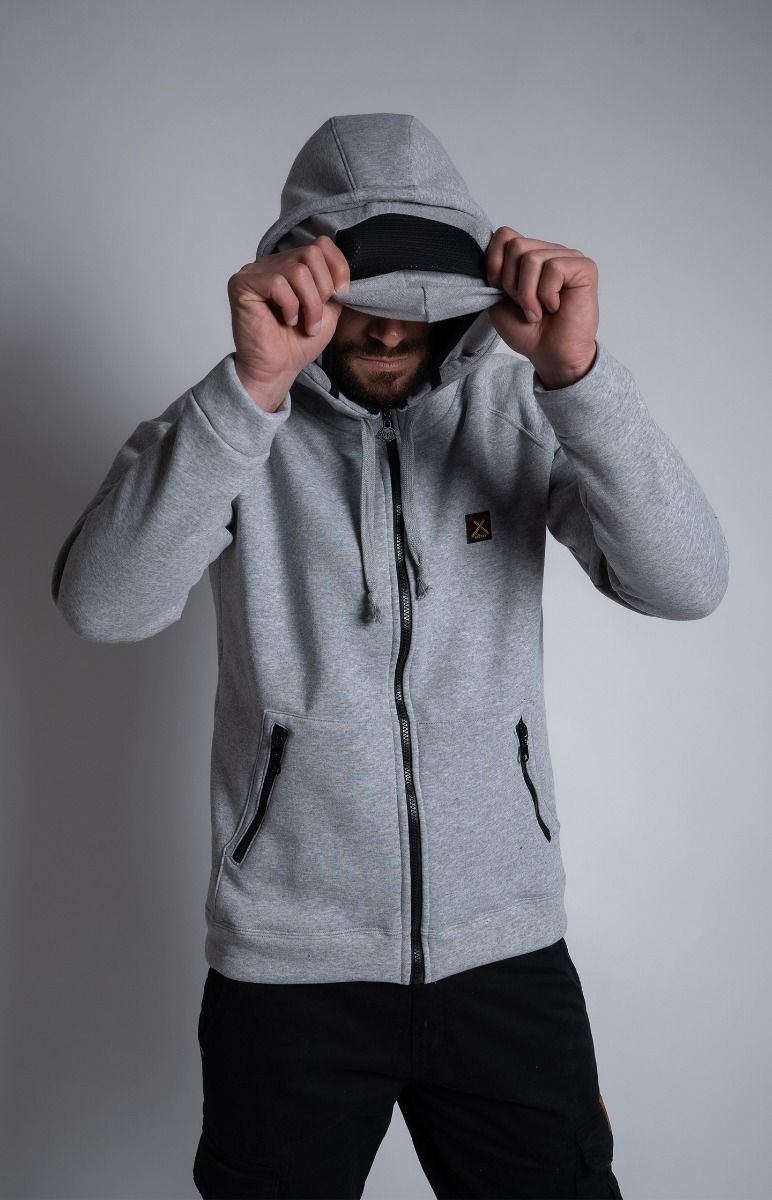 Serbian Fullface Jacket Grey